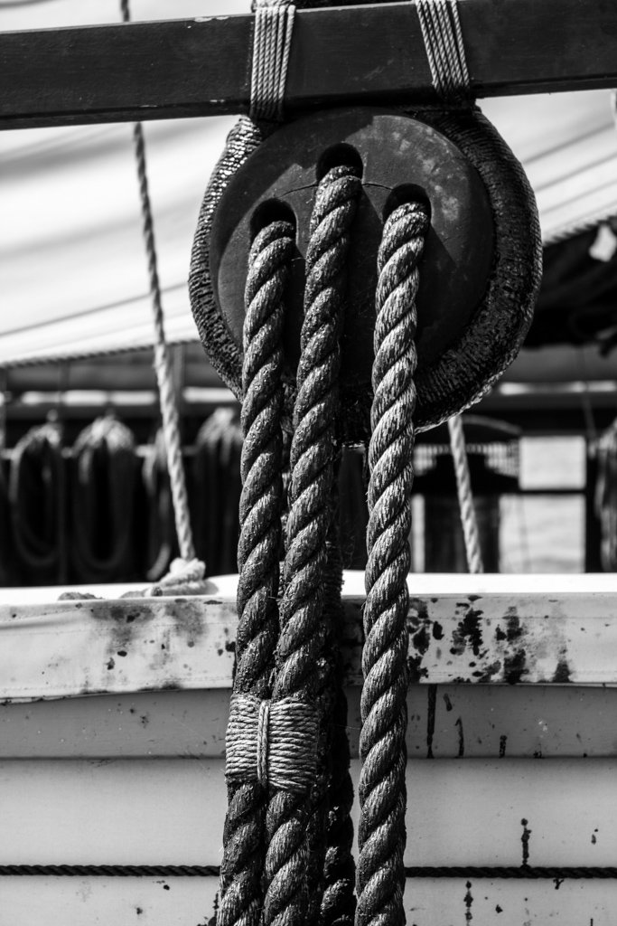 Rigging from the ship Niagara