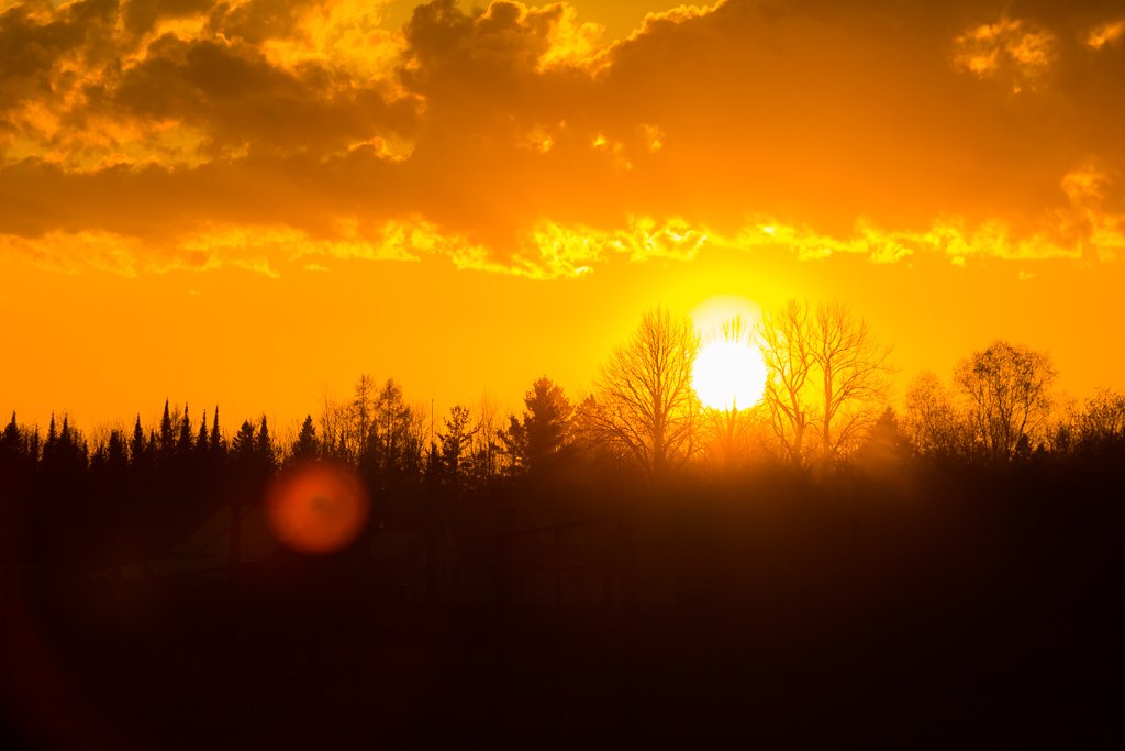 Sunset in Cheboygan Mi